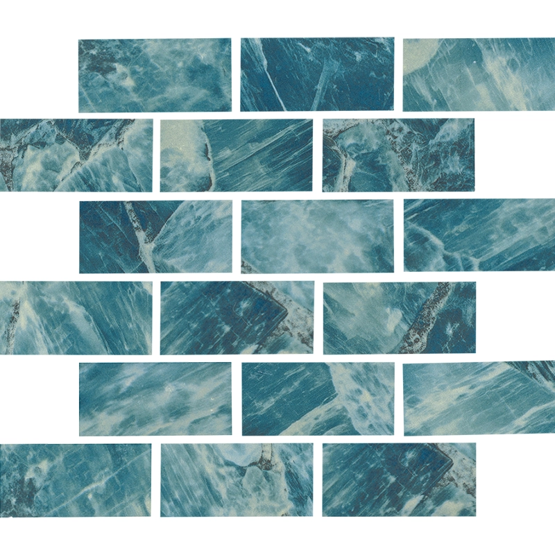 NPT CRYSTAL CREST Emerald mosaic tile