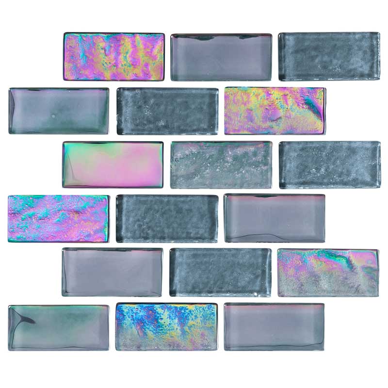 NPT EQUINOX Black Steel mosaic tile