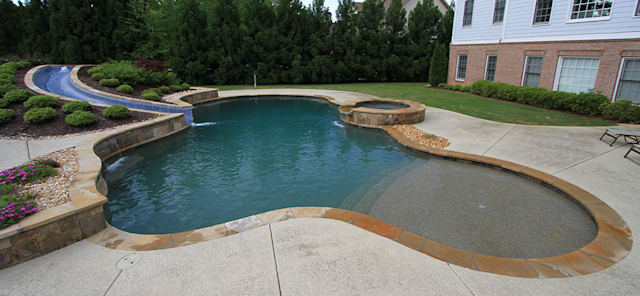 Inground Swimming Pool - Concrete, Vinyl & Fiberglass Pools