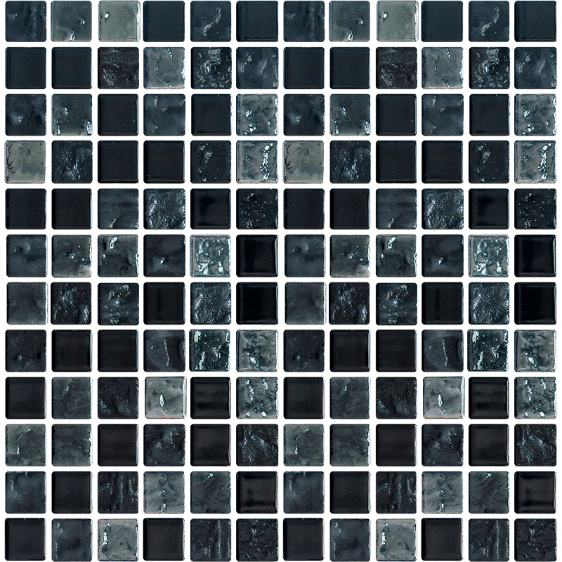 NPT DUOCHROME Black Steel mosaic tile