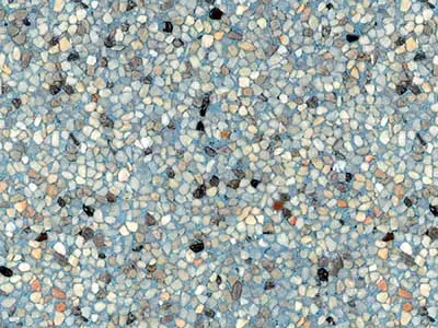 StoneScapes Regular Pebble Aqua White sample
