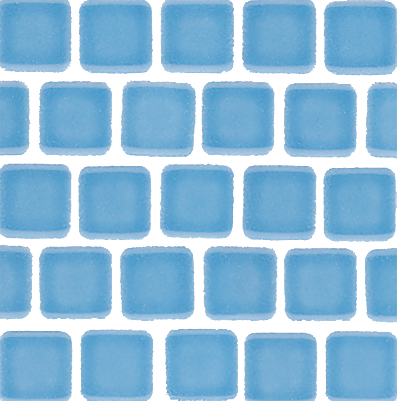 Mini Koyn Sky Blue 1&quot; x 1&quot; | NPT Mini Koyn Tile