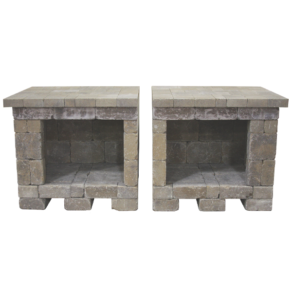 Belgard Series - Fireplaces, Grill Island, Oven & Wood Box