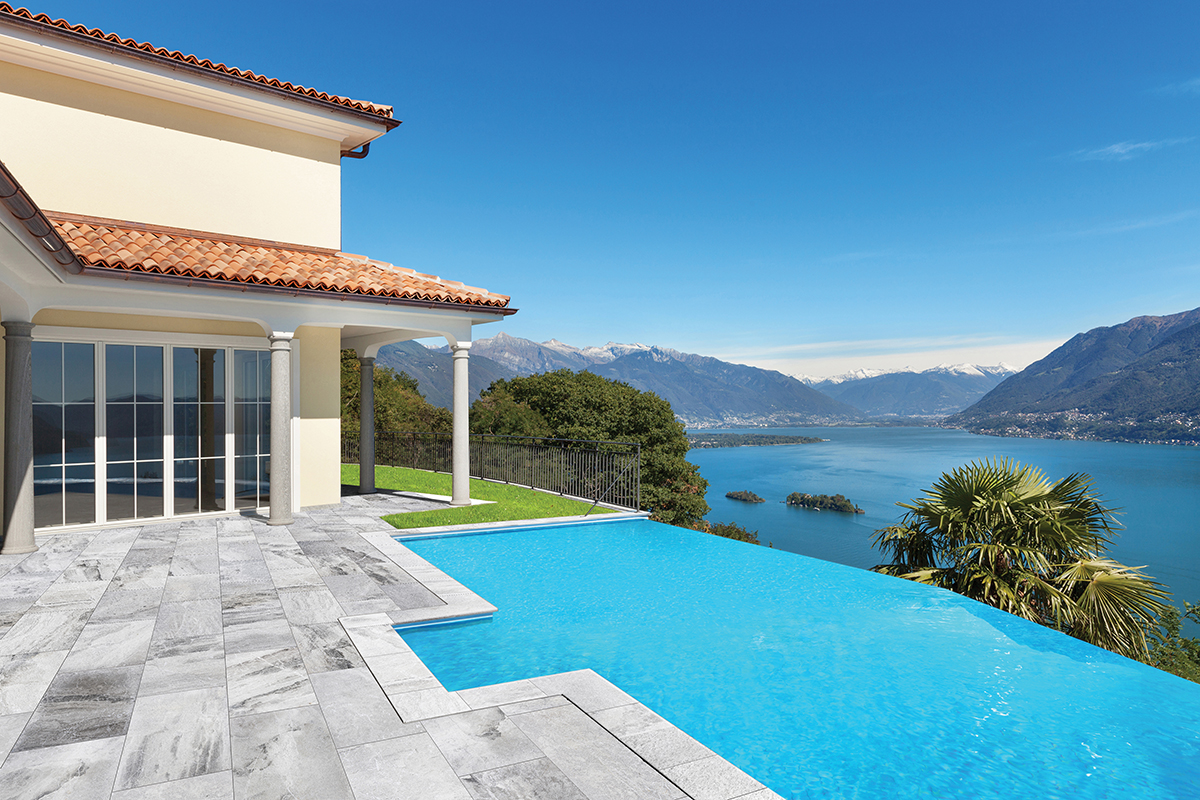 Atlantic Gray Sandblasted Marble | NPT Atlantic Grey Hardscapes