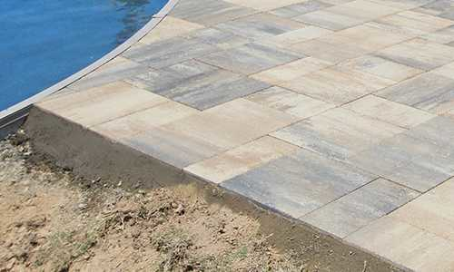 Concrete Pavers Installation Around Pool