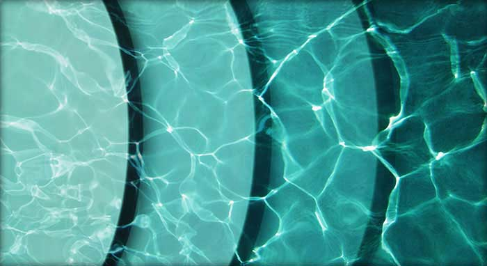 Deep Seafoam Green Water Depth