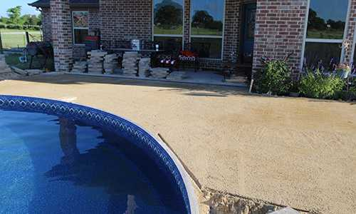 Concrete Pavers Installation Around Pool