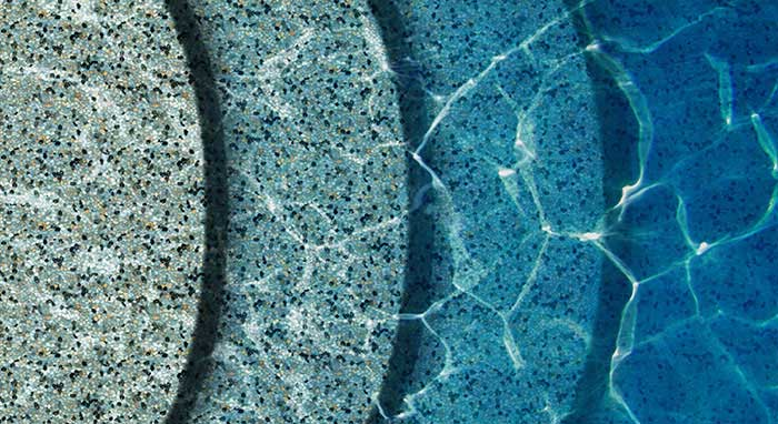 Aqua Blue Water Depth