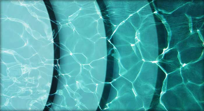 Deep Turquoise Water Depth