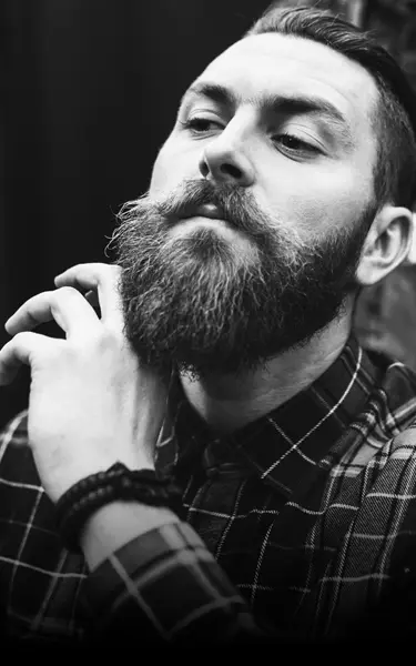 Man with Groomed Beard