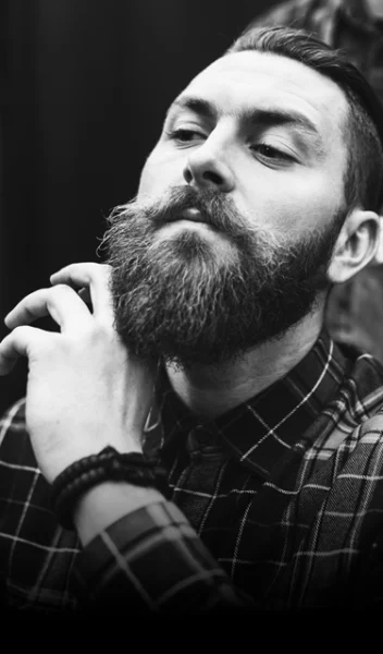 Man with Groomed Beard