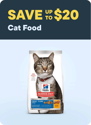 Save up to $20 on Cat Food