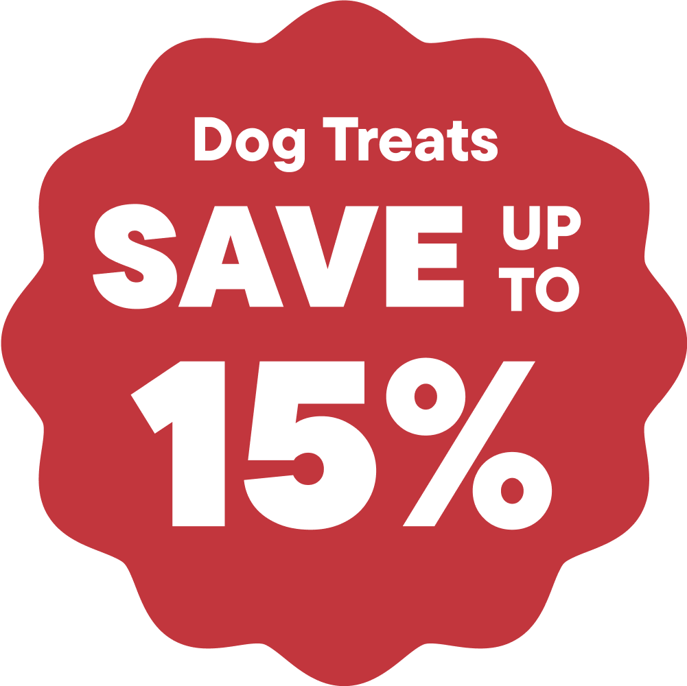 Dog treats Save up to %15