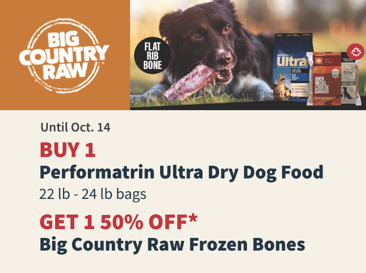 Big Country Raw - Dry dog food Promo