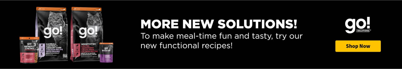Go! Solutions. More New Solutions! To make meal-time fun and tasty, try our new functional recipes! Shop Now