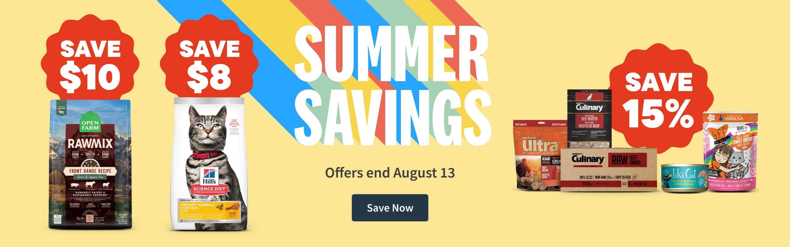 Flyer Savings: Save until August 13. Save Now