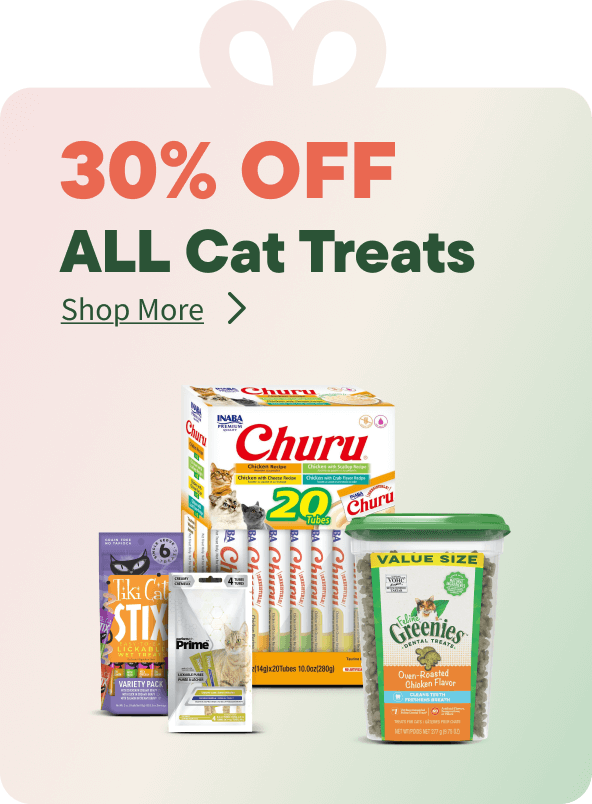 30% Off All Cat Treats