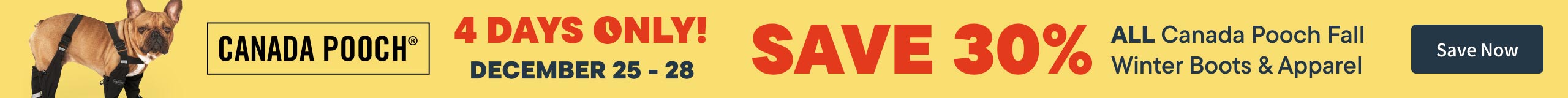 Canada Pooch - 4 day offer - Shop Now