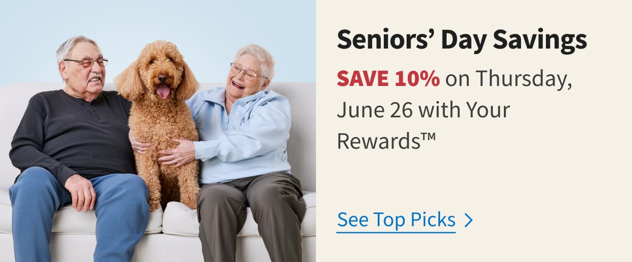 Senior's Day Savings. See Top Picks