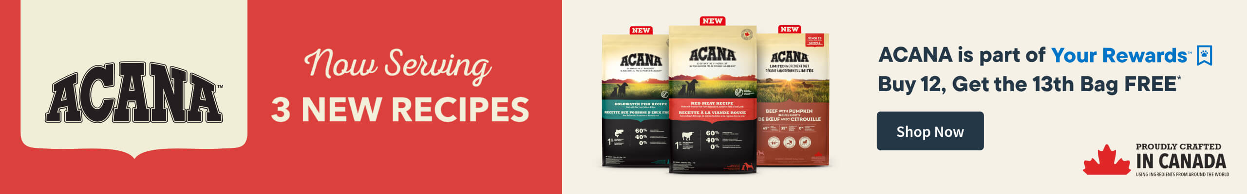 Acana - 3 New Recipes