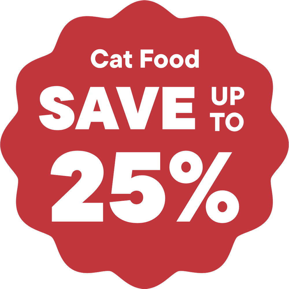 Cat Food Save up to 25%