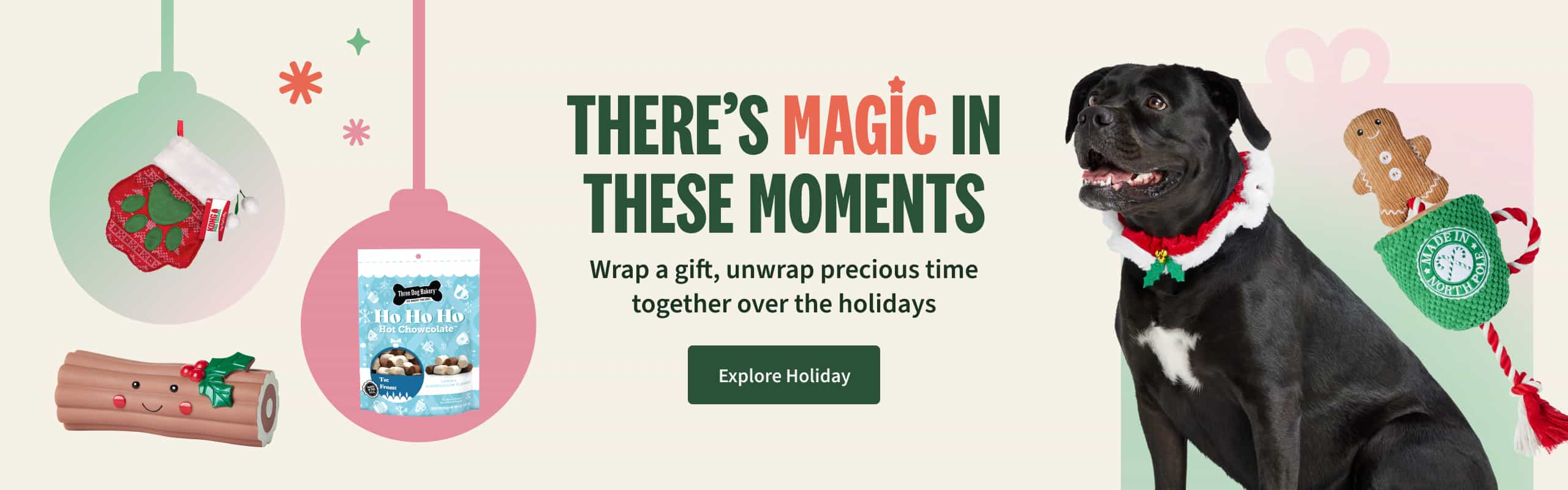 There's Magic in these moments. Wrap a gift, unwrap precious time together over the holidays - Explore Holiday