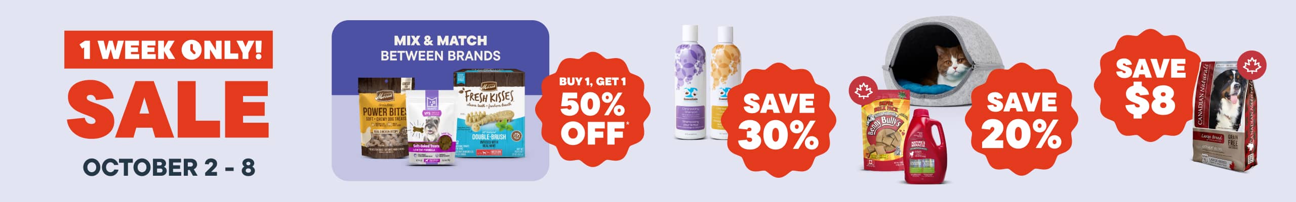 1 week only sale!. October 2-8. Save Now
