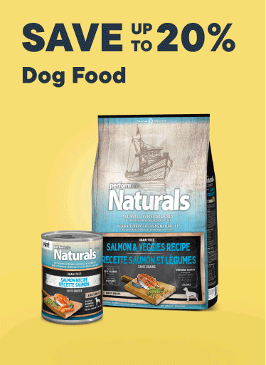 Save up to 20% on Dog Food