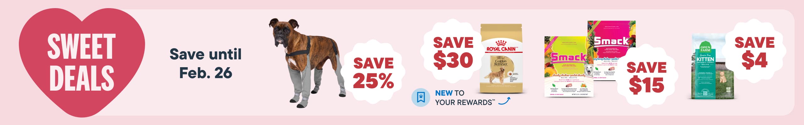 Sweet Deals. Save until Feb 26