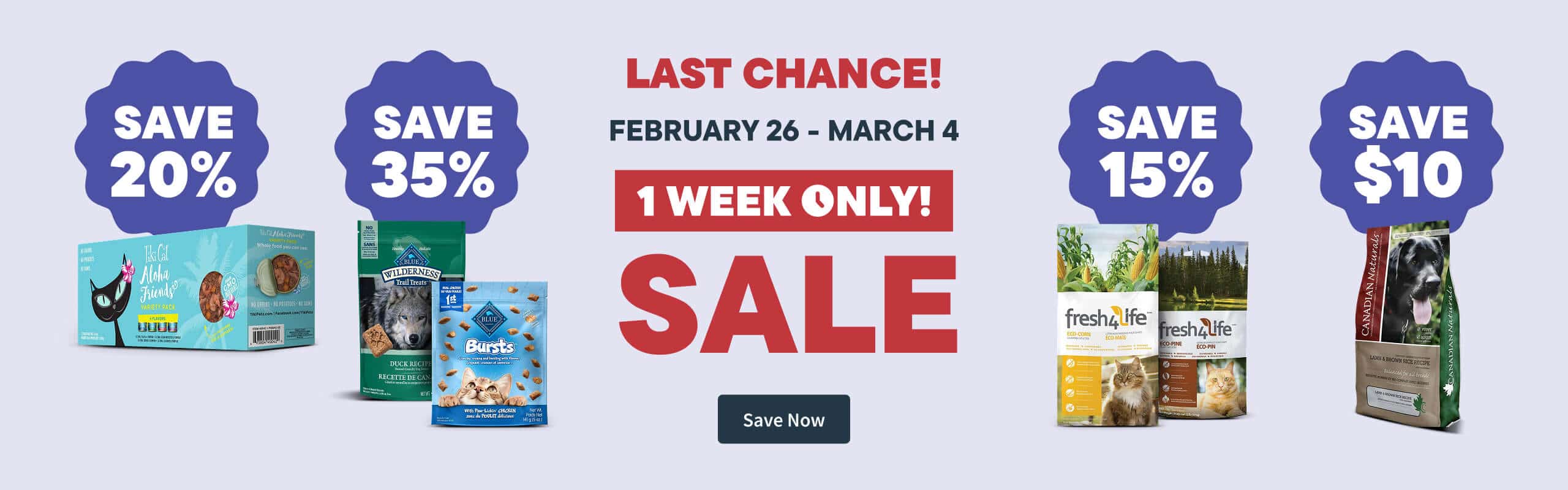 Jan 15 to 21 - 1 week only Sale. Save Now