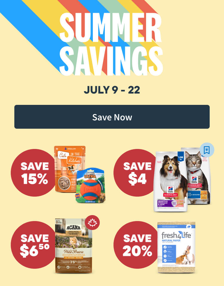 Summer Savings - July 9 - 22. Save Now