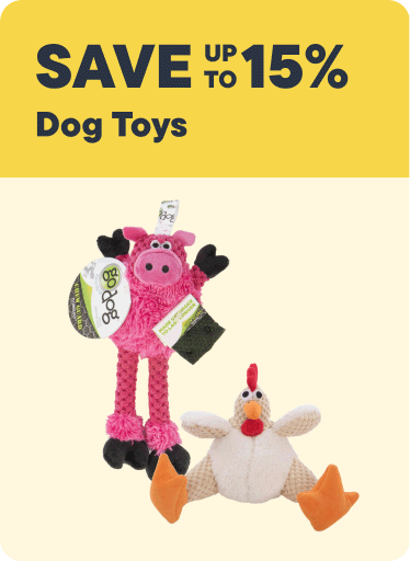 Save up to 15% on Dog Toys