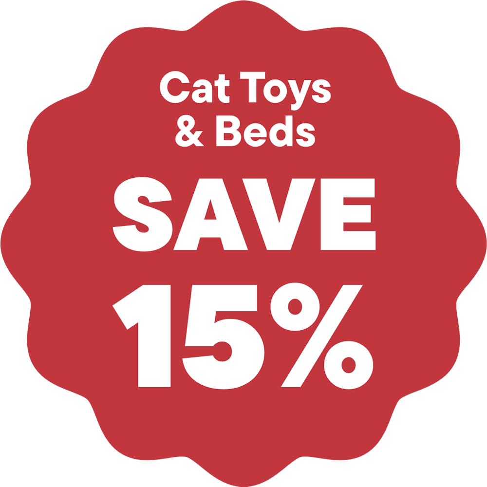 Cat Toys & Beds Save 15%