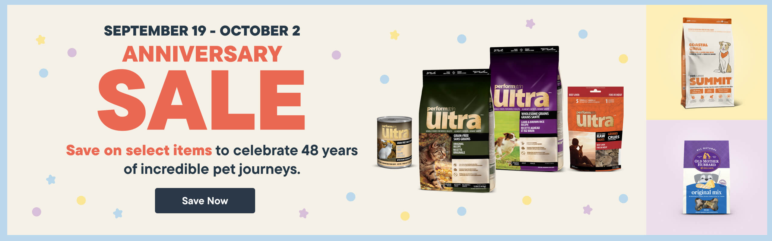 48th Anniversary Sale, save on select items until October 2 - Save Now