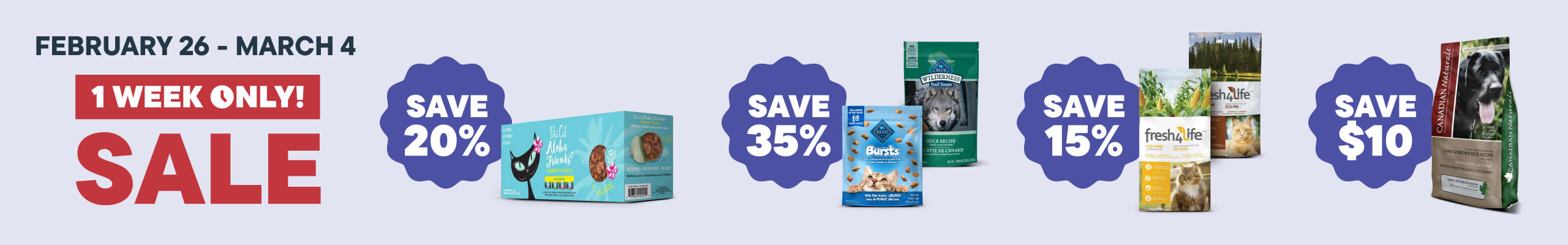 1 Week Category Sale