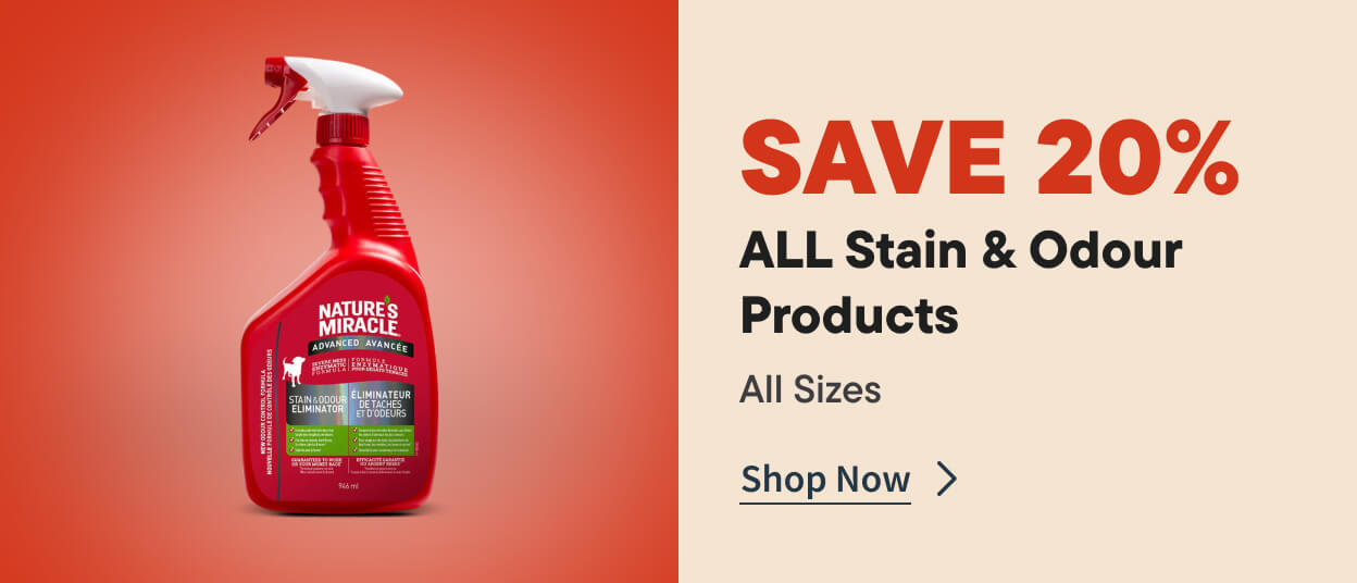 Save 20% on All Stain & Odour