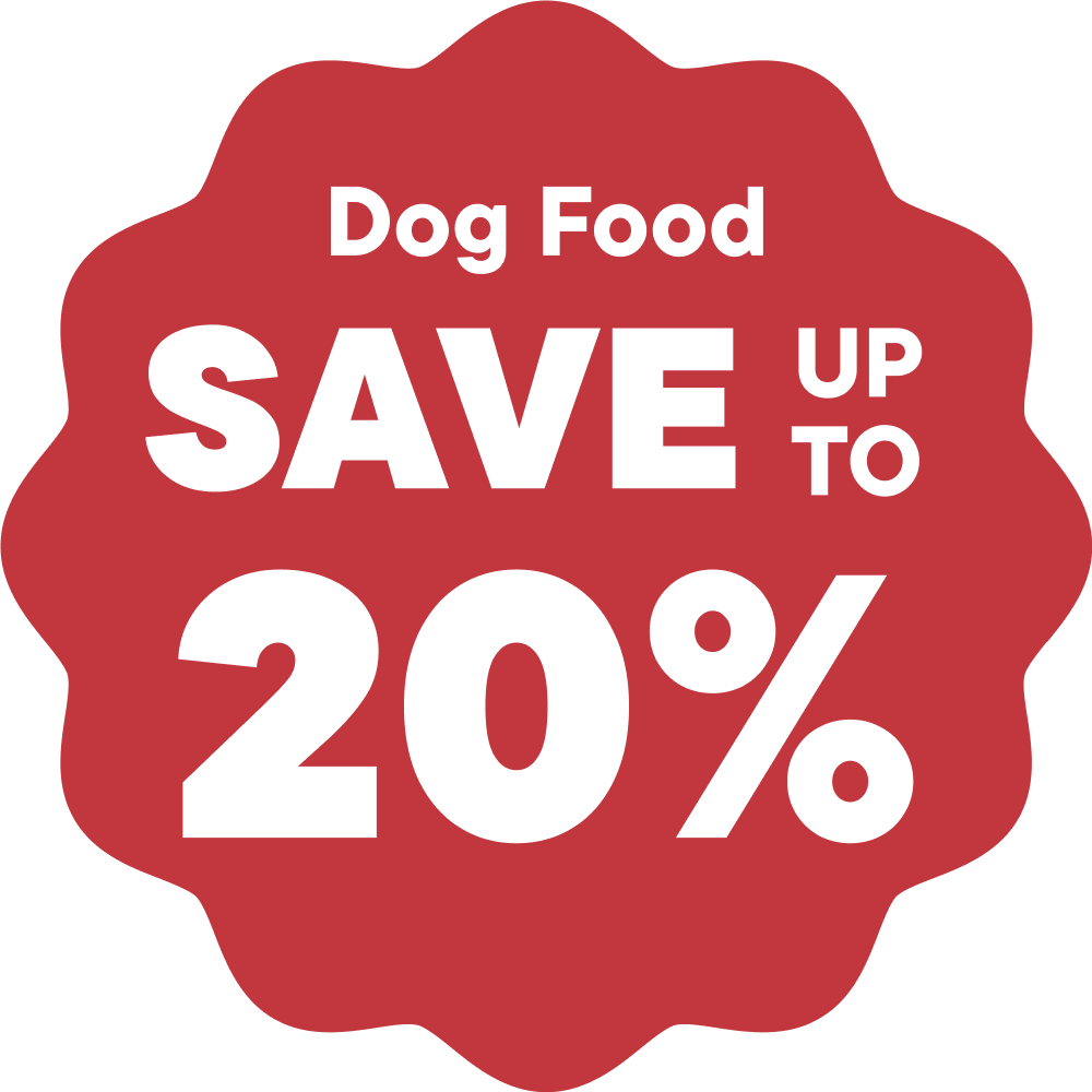 Dog Food Save up to 20%