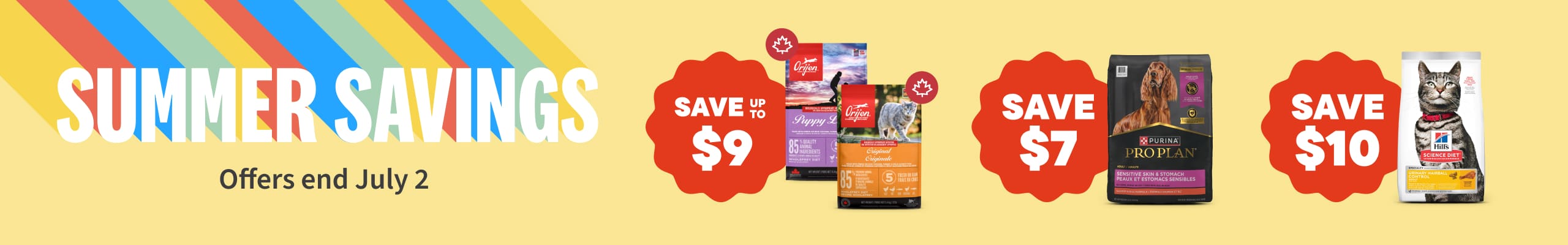 Summer Savings. Offer ends July 2