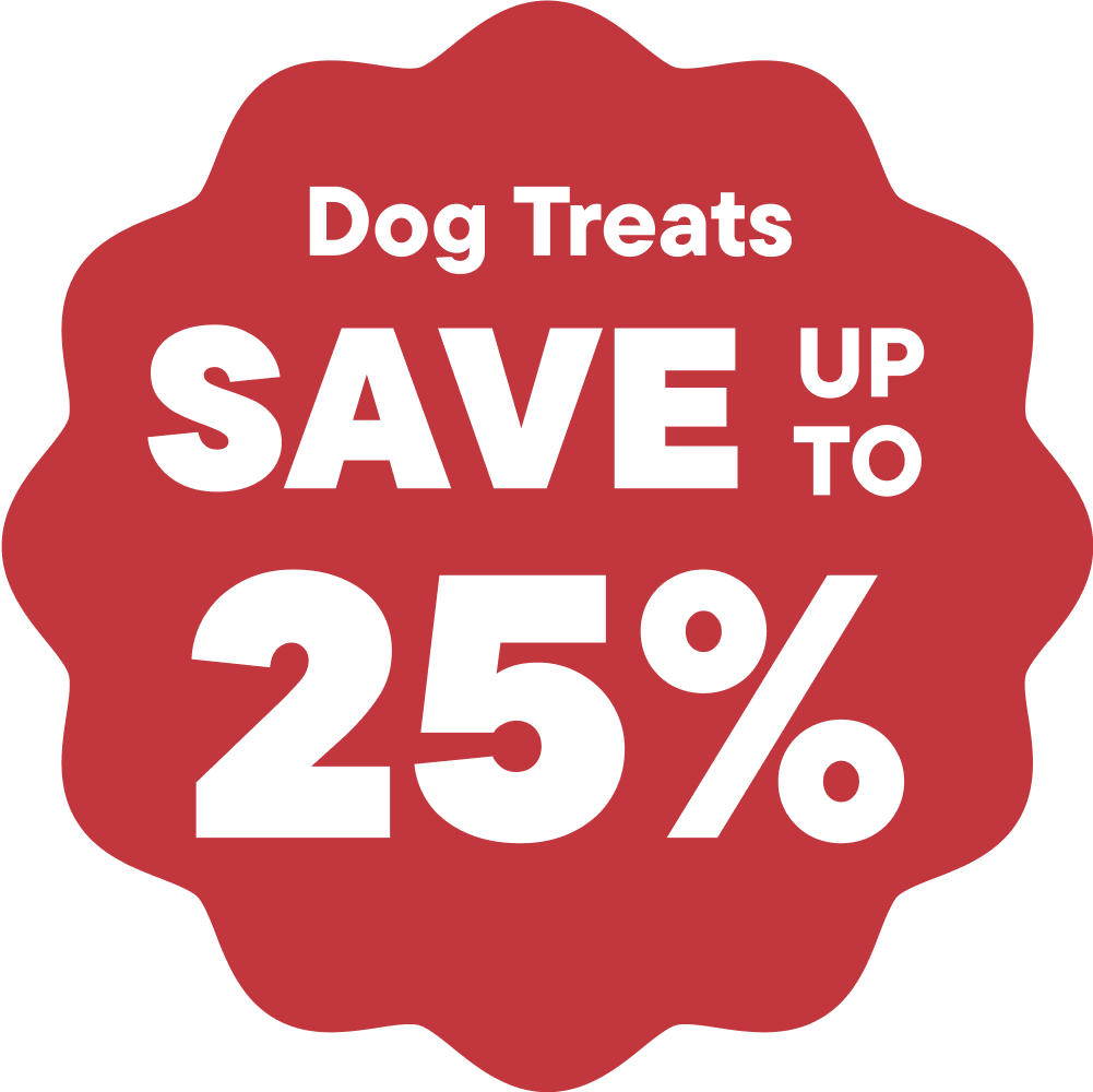 Dog Treats Save up to 25%