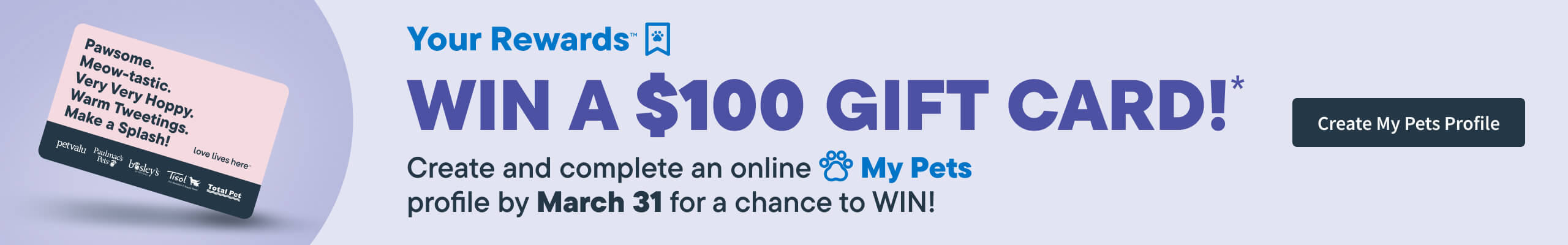 Pet Profile Contest 2026