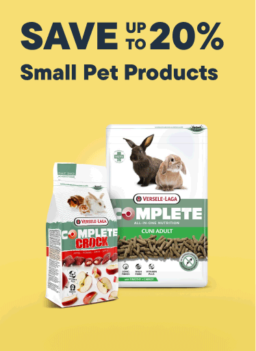 Save up to 20% on Small Pet Products