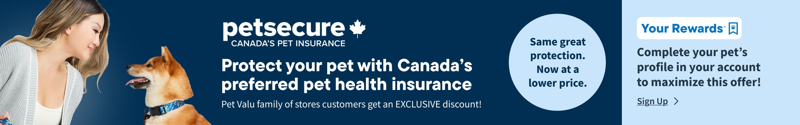 Petsecure Canada's pet insurance - Your Rewards