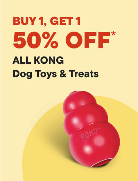 BUY 1, GET 1 50% OFF* ALL KONG  Dog Toys & Treats. Shop Now