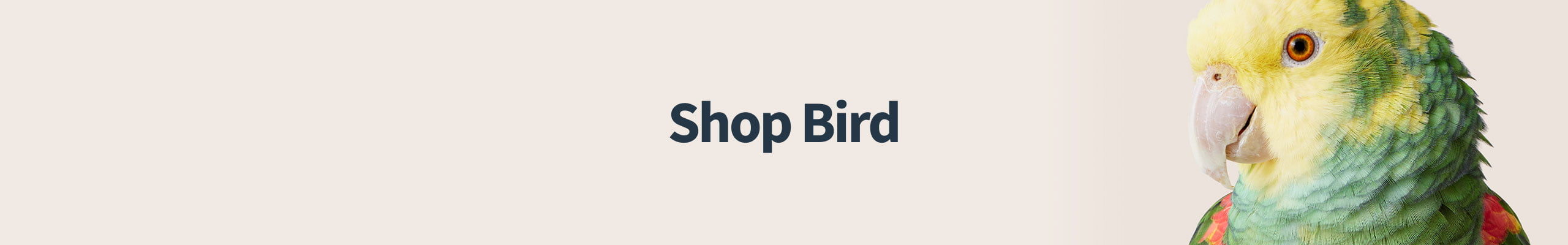 Shop by Pet - Bird Hero Banner