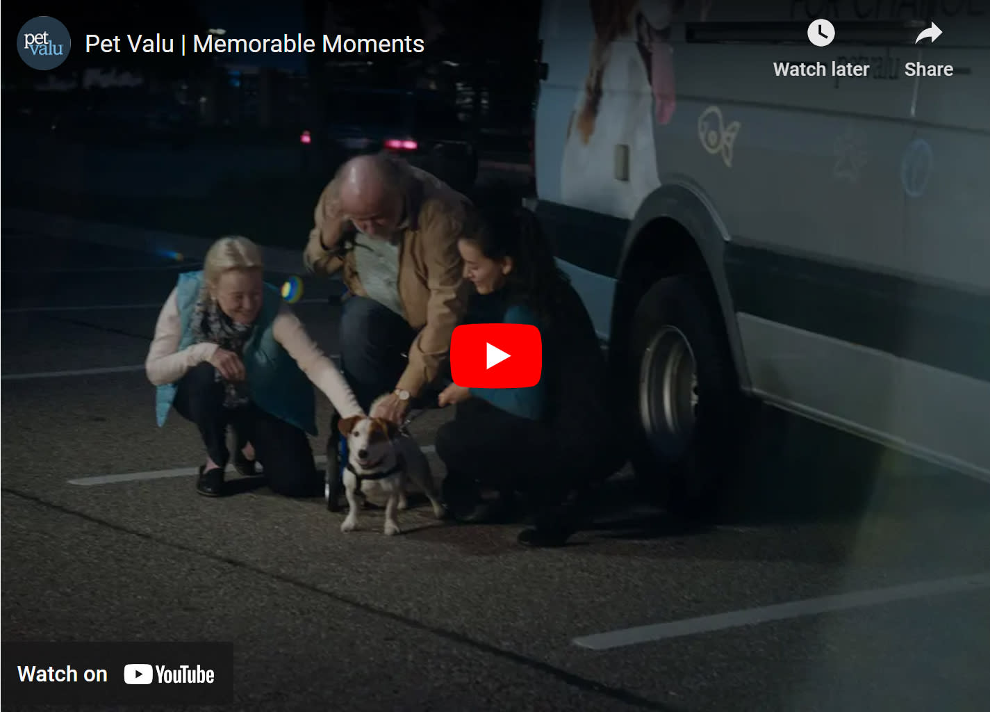 Pet Valu Memorable Moment Youtube Video