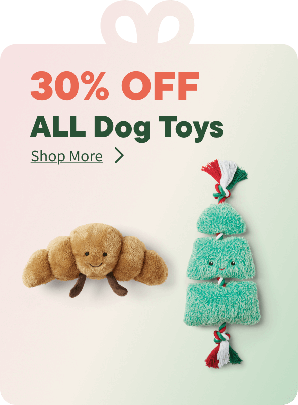 30% Off All Dog Toys