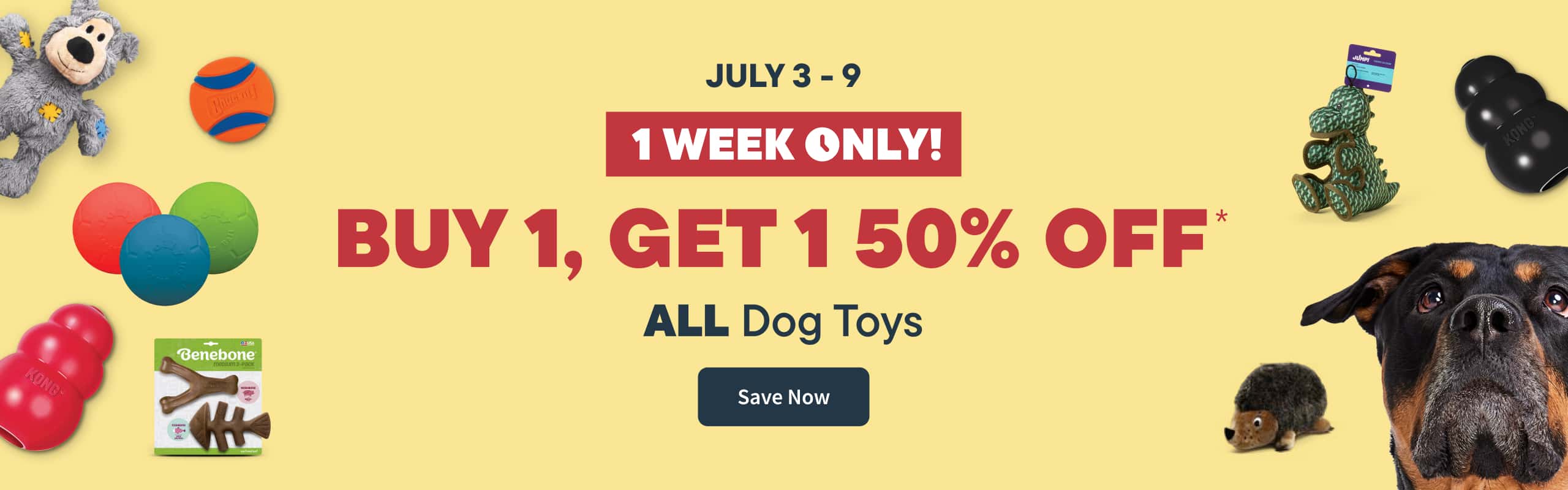 Shop All Dog Toys until July 9