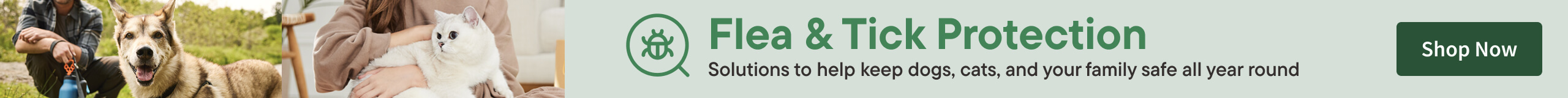 Flea and Tick Protection. Shop Now.
