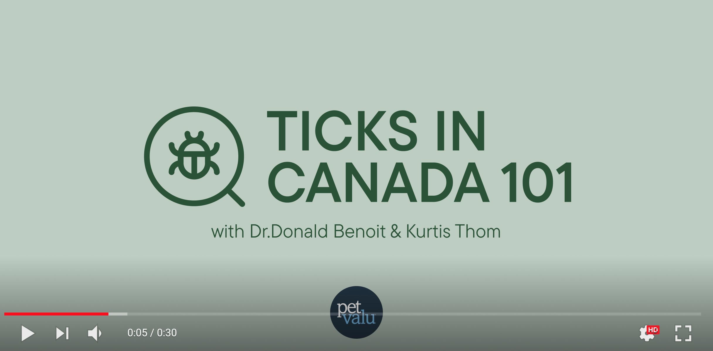 Ticks in Canada 101 Video 