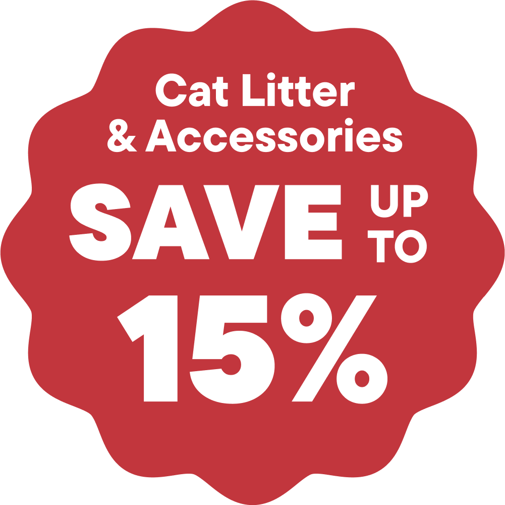 Cat Litter & Accessories. Save up to 15%